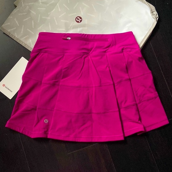 LULULEMON PACE RIVAL MR SKIRT *LONG RIPENED RASPBERRY (RIPR) SZ 2 NWT - Picture 3 of 11
